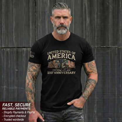 America 1776–2026 250 Years Anniversary Shirt, Legacy of Freedom